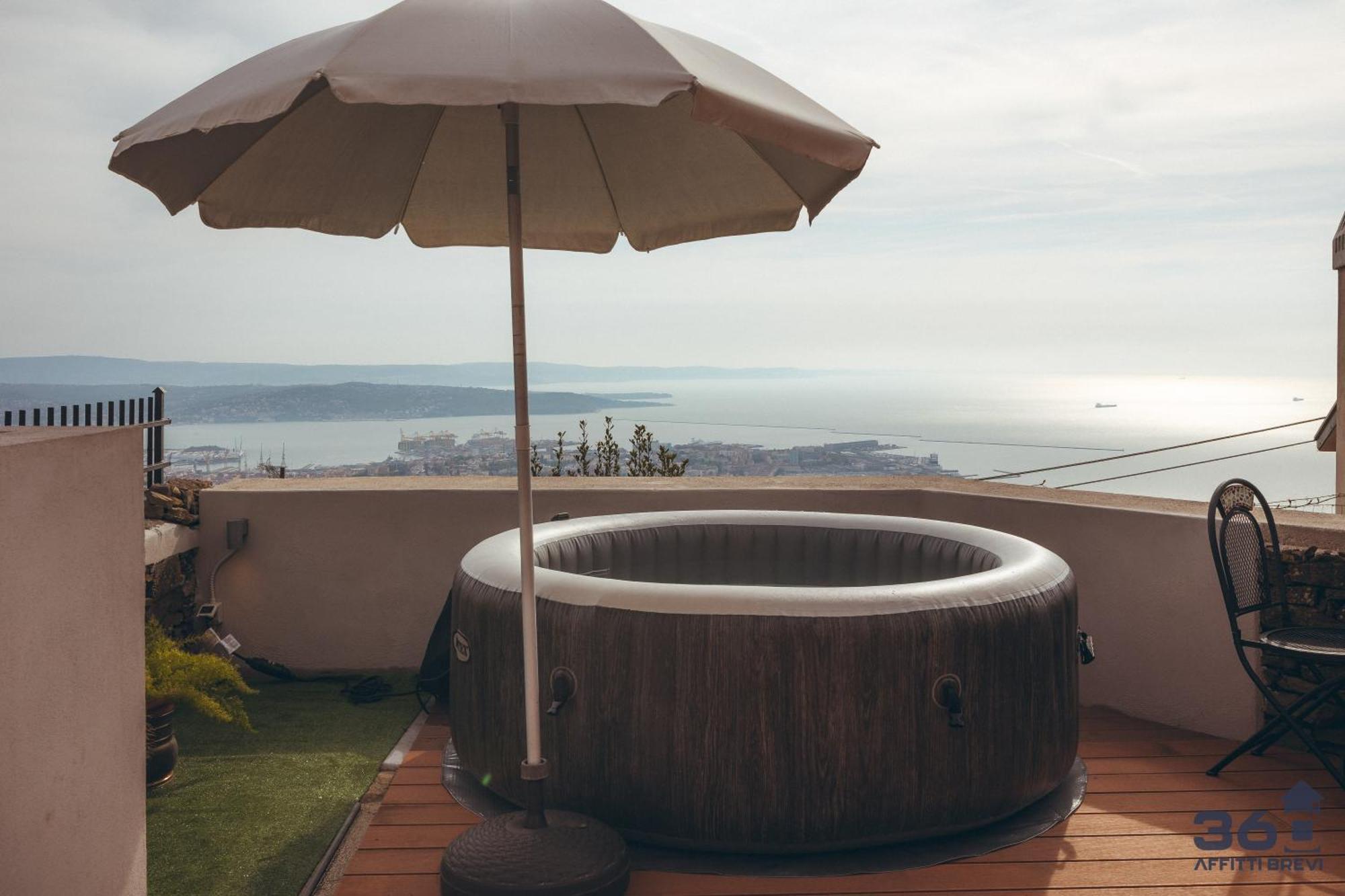 Trieste 10Min Dal Centro Villa Privata Con Jacuzzi Экстерьер фото